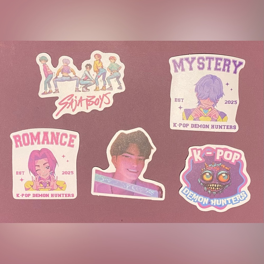 Kpop Saja boys demon hunters stickers